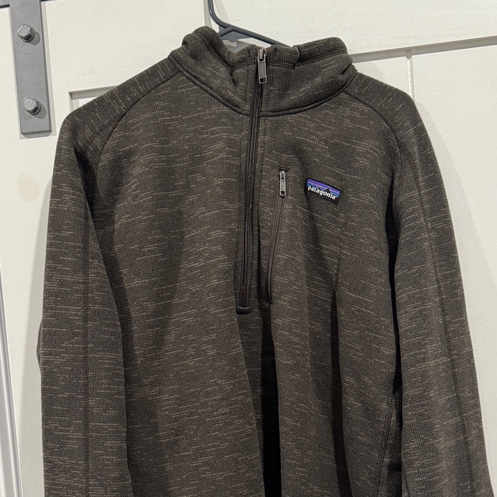 Patagonia Dark Brown Quarter-Zip Fleece